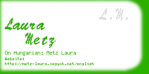 laura metz business card